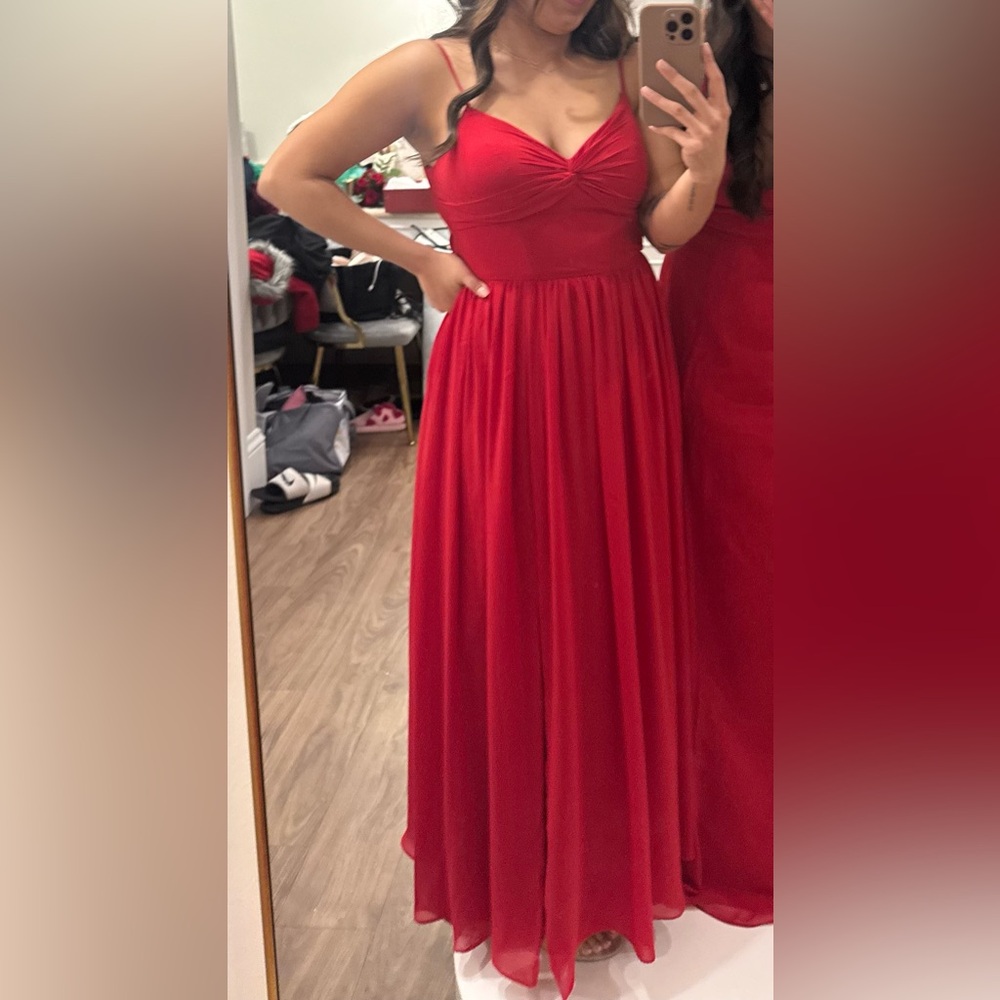 Azazie Red Dress